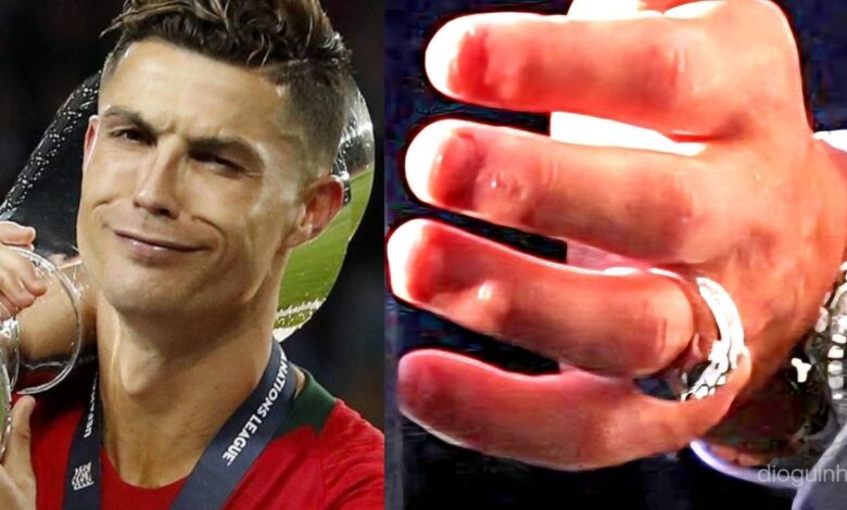 Anel de Cristiano Ronaldo lança rumores de noivado, mas a tradição diz outra coisa