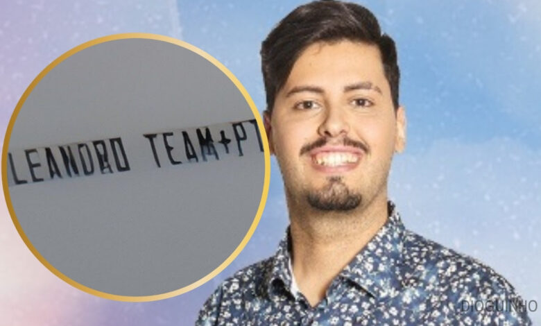 O avião especial na Casa dos Segredos após ataques ao Leandro