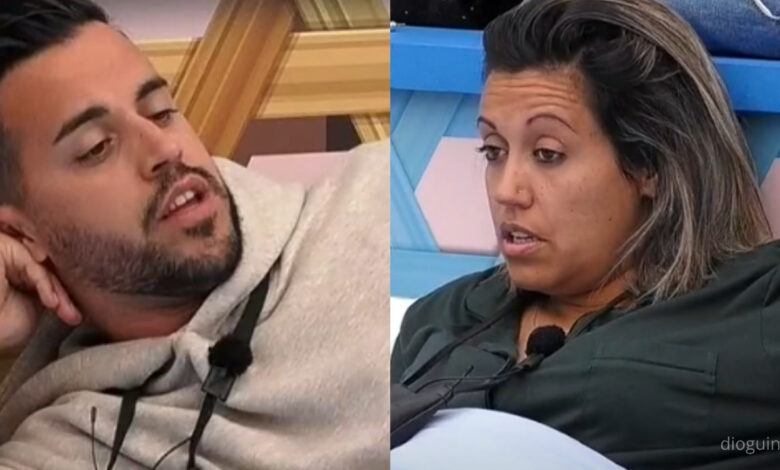 Ambiente tenso na 'casa' entre o casal Pedro Jorge e Marisa