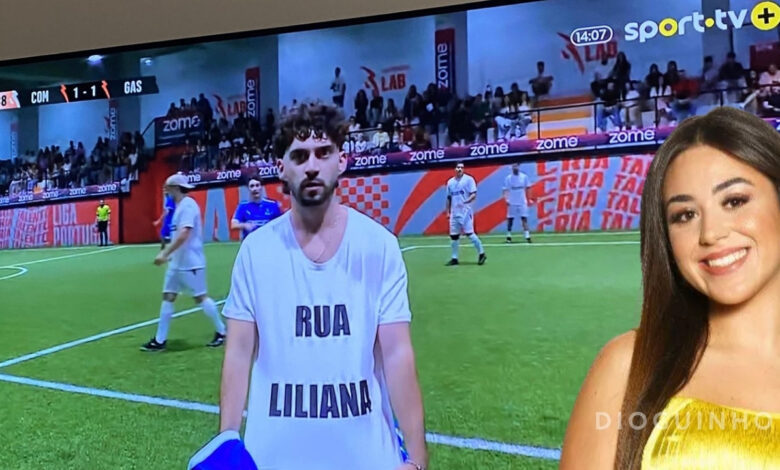 "Rua Liliana"! Festejo inusitado (para a Liliana da Casa dos Segredos) após golo em jogo na Sportv+
