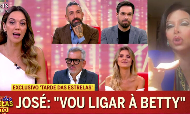 José Castelo Branco no Tarde das Estrelas: “Será que foi a Betty que pediu o divórcio? Atenção.”