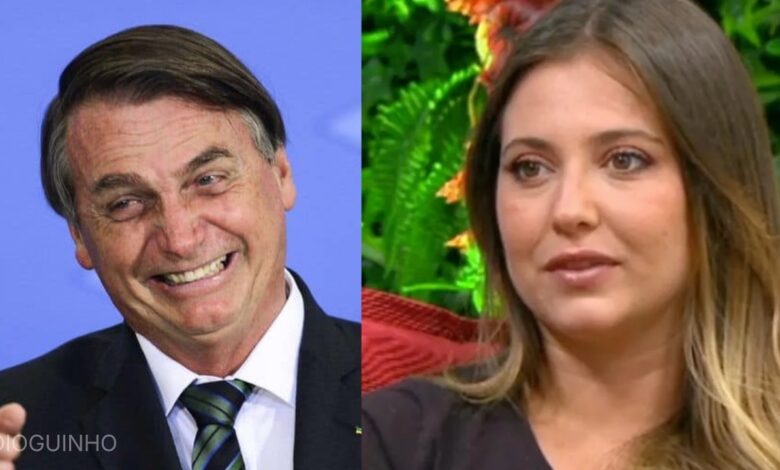 Ana Catharina doo Big Brother em festa com detenção de Jair Bolsonaro