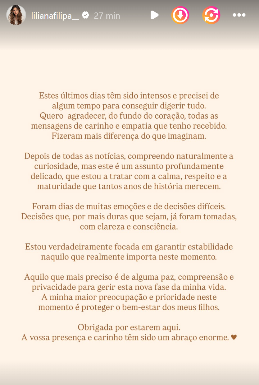 Liliana Filipa quebra silêncio sobre traição do Daniel Gregório!