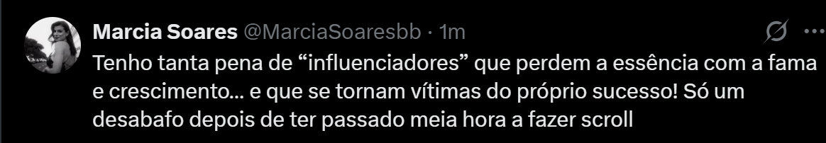 Márcia Soares arrasa com resposta envenenada "Tenho tanta pena de quem perde a essência com a fama”