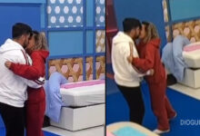 Marisa e Pedro Jorge arriscam beijo em zona aberta no Secret Story