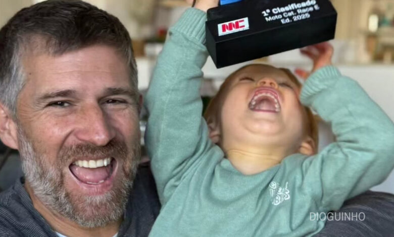 Pedro Bianchi Prata celebra regresso com o filho após o ADDAX