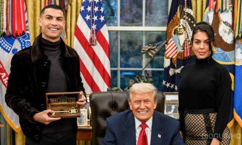 Cristiano Ronaldo reage e agradece convite de Trump na Casa Branca