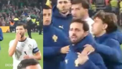 Rúben Dias e Bernardo Silva perdem a paciência enfrentam adeptos irritados
