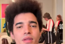 Luís Borges rapa o cabelo e mostra nova fase