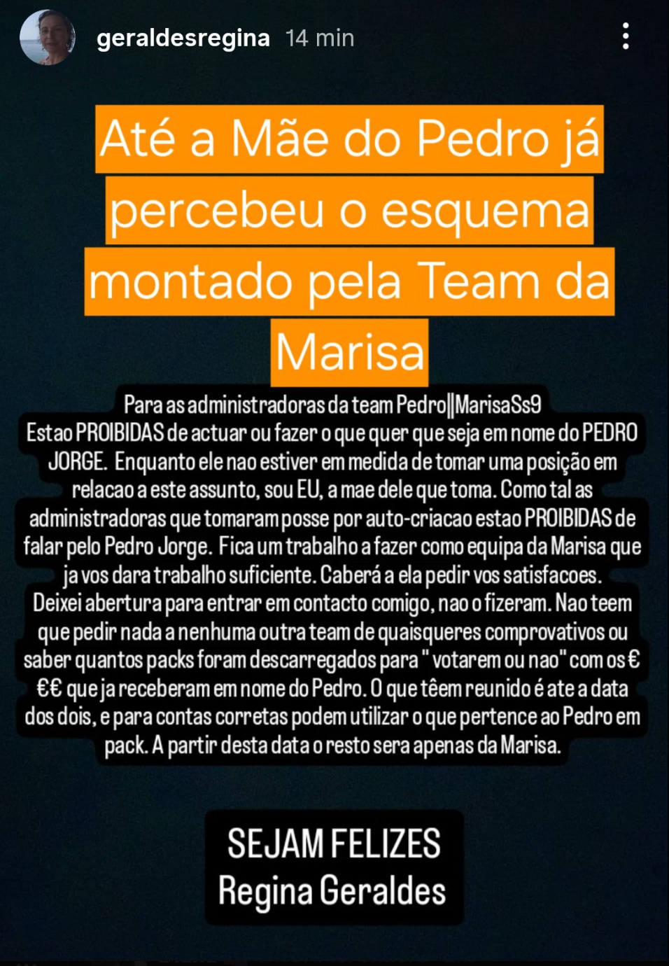 Mãe de Pedro Jorge rompe o silêncio e afasta equipa de fãs criada sem autorização