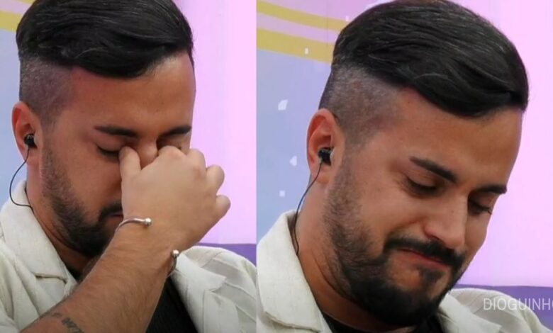 Pedro Jorge emociona se no Secret Story após carta de Bruna