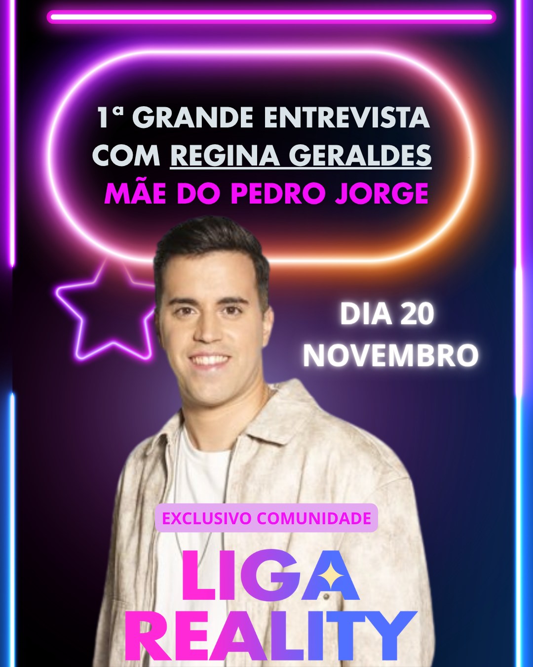 Susana Areal revela que vai entrevistar Regina Geraldes, mãe do Pedro Jorge da Casa dos Segredos