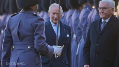 Pompa em Windsor: Carlos III recebe Frank-Walter Steinmeier na primeira visita de Estado alemã em 27 anos