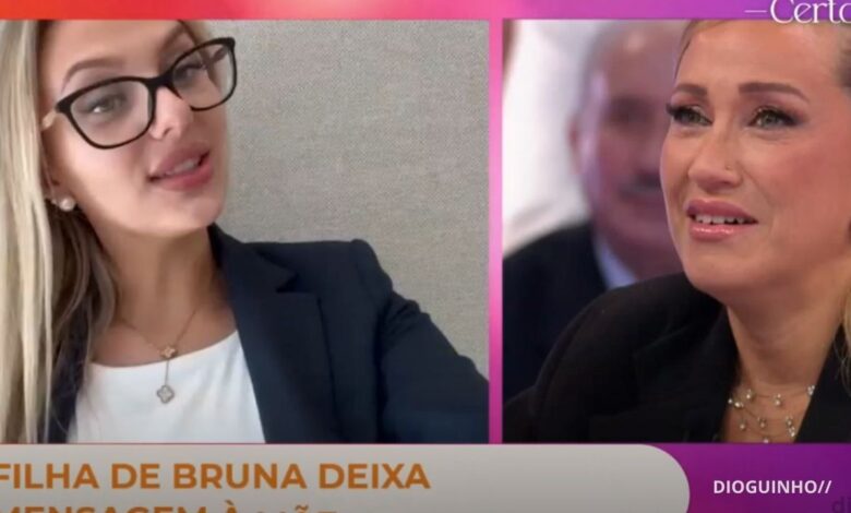 Bruna desaba em lágrimas com surpresa da filha: "Se ela for feliz, posso ir para o outro lado em paz"