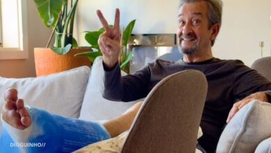 Carlos Areia operado após queda e Gripe A: "Duas semanas de dor". Ator elogia hospital e promete voltar em 2026.