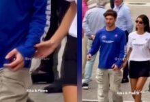 Pierre Gasly nega dar a mão a Kika Cerqueira Gomes e o vídeo já é viral