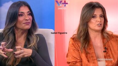 V+ Fama: Isabel Figueira emociona Maria Botelho Moniz em direto: "És uma apresentadora enorme"