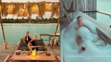 Cristina Ferreira incendeia redes sociais com foto na banheira tirada pelo namorado