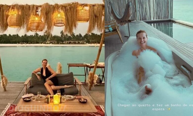 Cristina Ferreira incendeia redes sociais com foto na banheira tirada pelo namorado