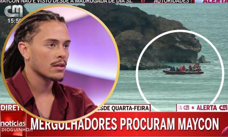 Maycon Douglas: Viatura localizada e buscas concentradas junto ao "Canhão da Nazaré"