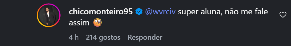 Marcia Soares e Francisco Monteiro cada vez mais próximos e provocam-se!