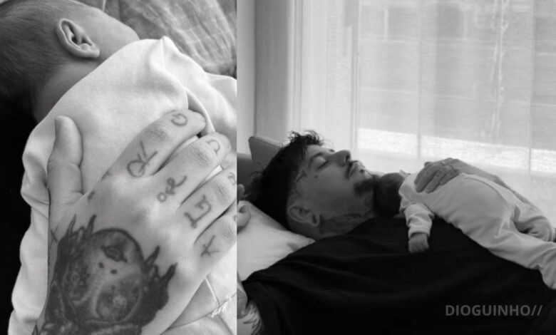 Já nasceu! Agir mostra o rosto da filha ao mundo: "O caminho será teu para trilhar"