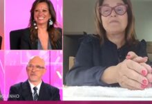 Vestido de noiva e data revelada: Detalhes do casamento de Karina e Sérgio Rossi no V+ Fama