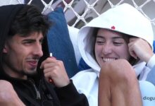 Diogo e Ariana em conversa cúmplice horas após o fim do namoro com Eva