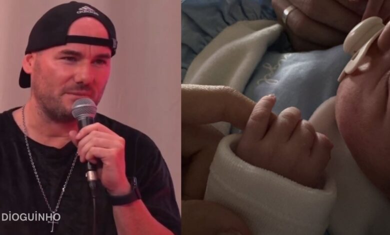 Edmundo Vieira anuncia nascimento do filho Angel: "O maior presente que a vida pode dar"