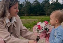 Filho de Eliana Voigt sofre fratura na clavícula após queda aparatosa