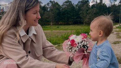 Filho de Eliana Voigt sofre fratura na clavícula após queda aparatosa