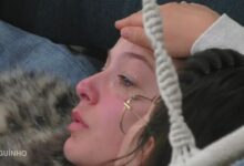 Em lágrimas, Eva isola-se no jardim e justifica uso de Ariana: "Eu juro que não tenho mau fundo"