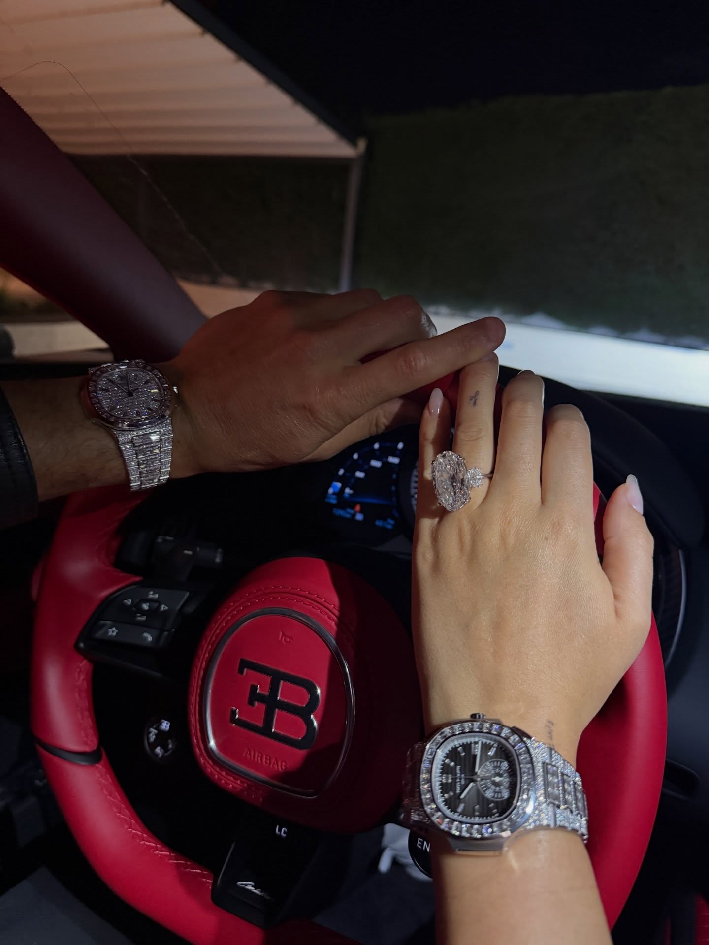 Georgina Rodríguez e Cristiano Ronaldo exibem imagem de 10 milhões de euros