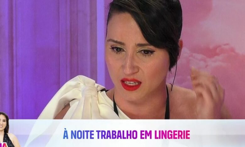 Segredo 'À noite trabalho em lingerie' foi revelado na Gala e é da Ana
