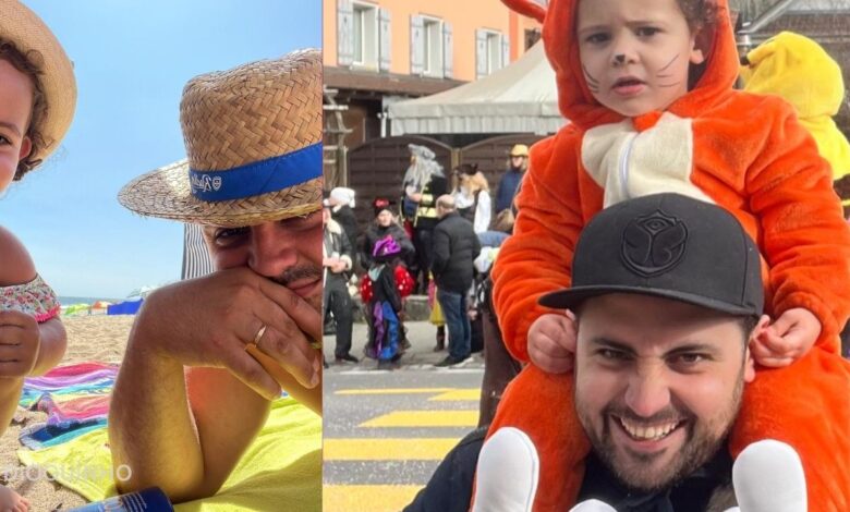 EXCLUSIVO DIA DO PAI! Ricky em videos ternurentos com a filha, de 4 anos: "Maior benção"