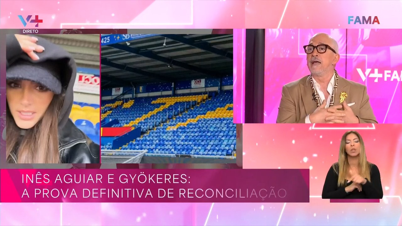 V+ Fama confirma reconciliação entre Inês Aguiar e Viktor Gyökeres: "Temos a prova definitiva"