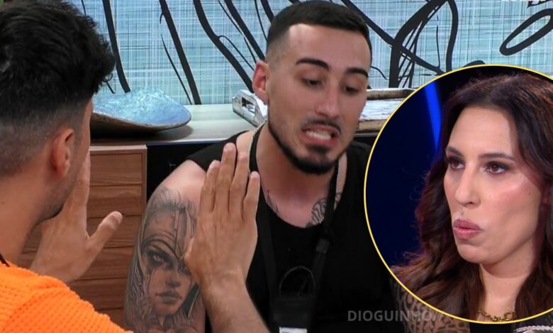 Afonso Leitão coloca 'as garras' de fora e 'atira-se' a Leandro para defender Catarina Miranda