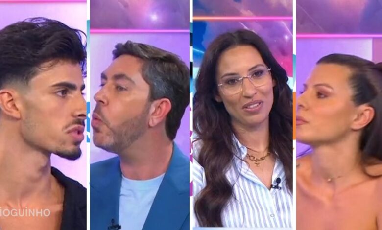 Catarina Miranda e Márcia Soares (quase amigas) arrasam jogo de Ariana