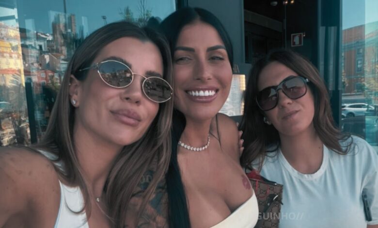 Jéssica Jeremias partilha luxo, amigos e filhos e Wilson Manafá ausente no reencontro