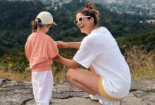 Matilde Breyner leva a filha aos EUA e mostra veia cómica: "Tinha esperança de ficar com a cara da Hailey Bieber"