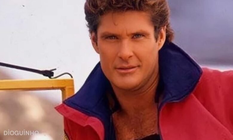 David Hasselhoff aparece (quase) irreconhecível