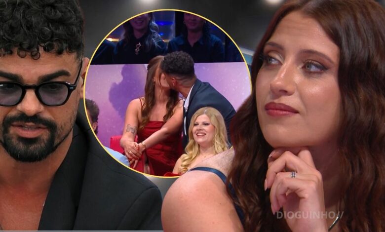 Catarina Quintas e Norberto dão beijo na boca em direto na Gala do Secret Story 10