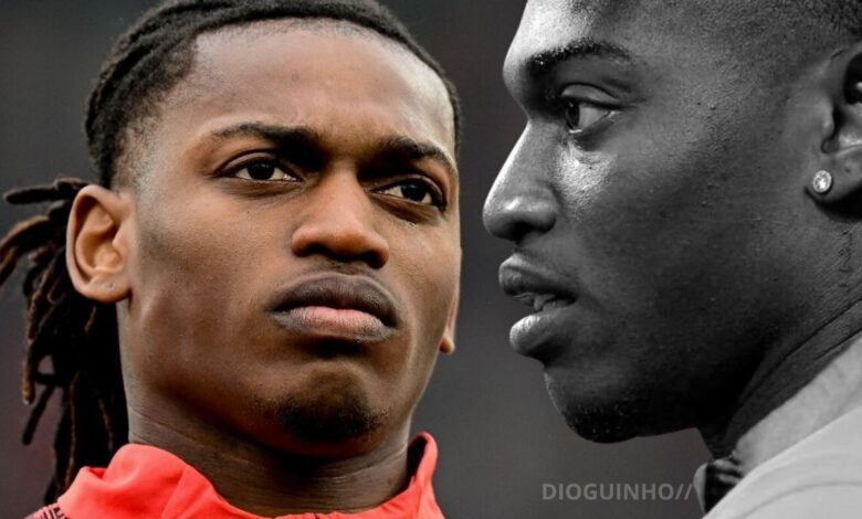 Rafael Leão reage a alegado escândalo de prostituição em Itália