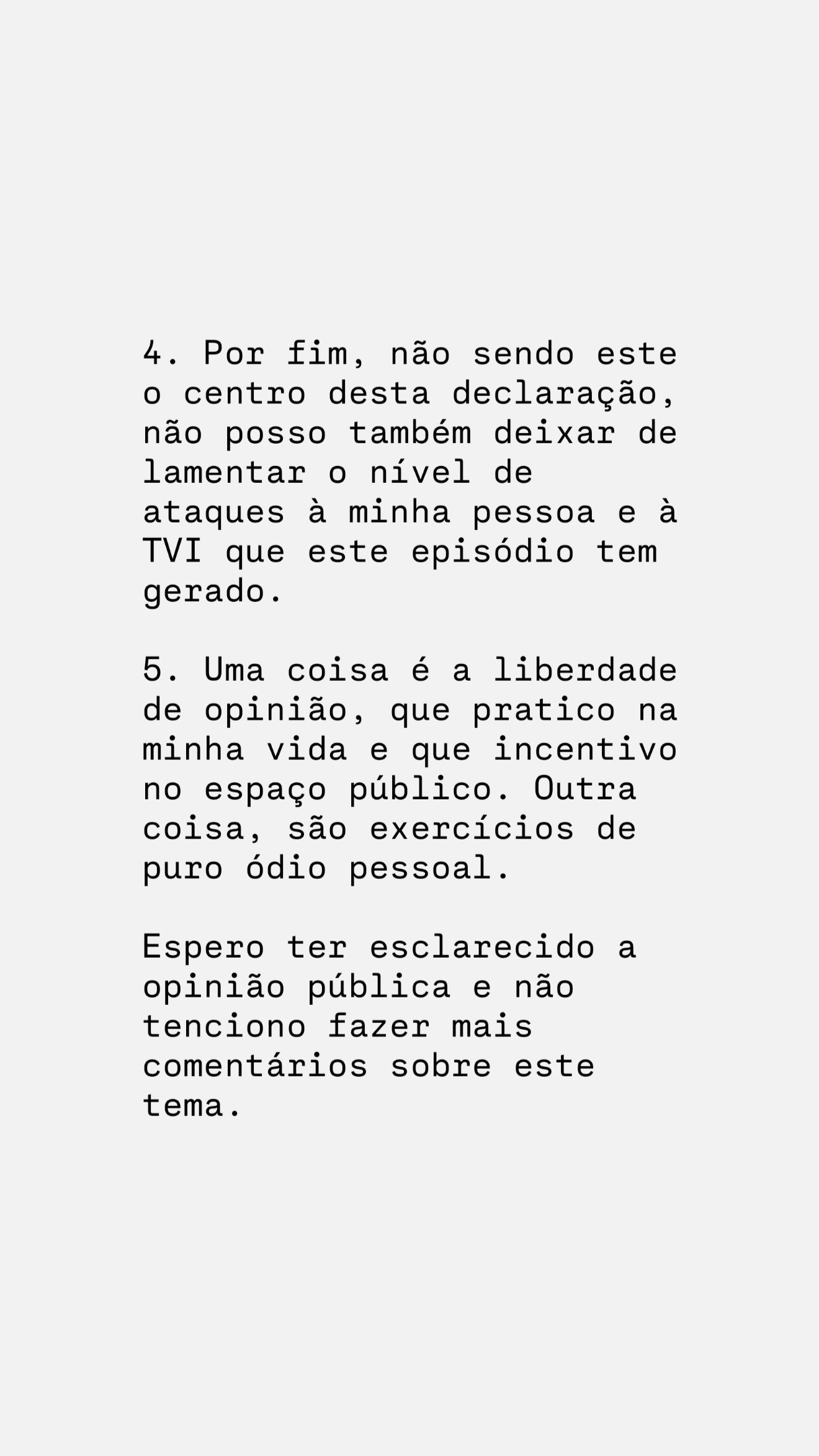 Cristina Ferreira defende-se de acusações de branqueamento de violação
