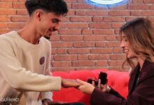 "Aceitas namorar comigo?": Ariana surpreende Diogo Maia com pedido oficial no The Leite Show