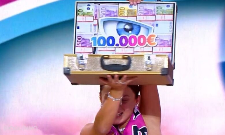 Eva vence o Secret Story 10 e leva para casa o prémio de 100 mil euros