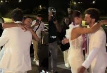 Eva Pais e Tiago dançam juntos nos bastidores da final e alimentam rumores