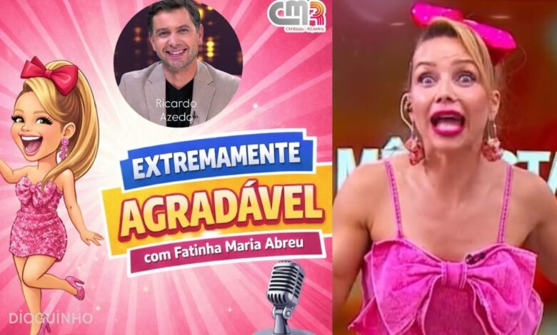 Com Ricardo Azedo como padrinho, Luciana Abreu lança "Extremamente Agradabel" na CM Rádio