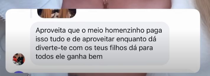 Bernardina Brito 'explode' após acusação de ser "bancada" pelo namorado