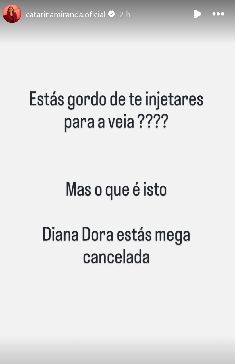 Polémica no Desafio Final: Catarina Miranda reage a acusação de Diana Dora sobre "injeções"